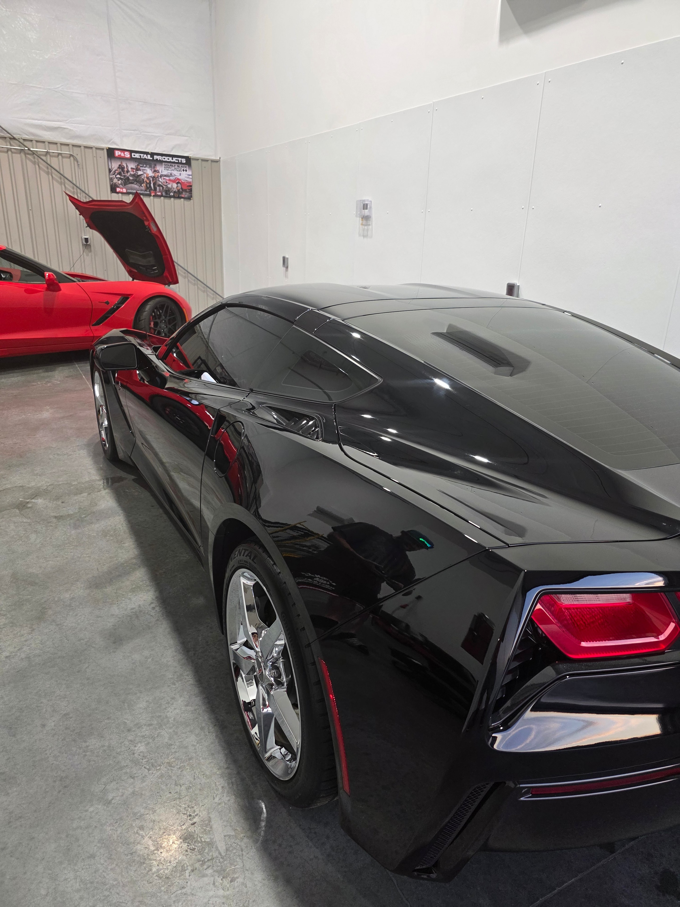 After — C8 Corvette — Tail Light & Rear Quarter Detail