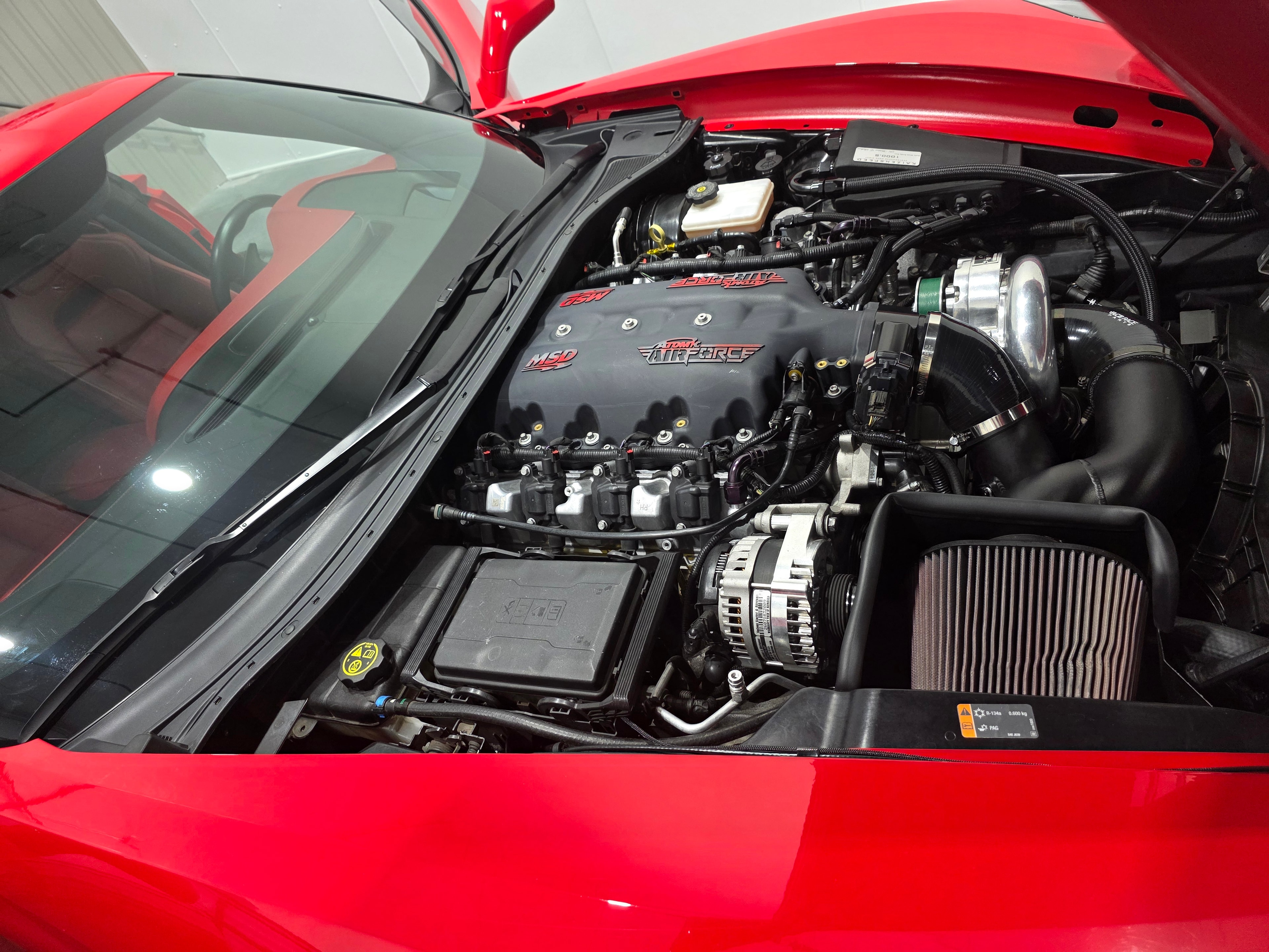 After — C6 Corvette — Supercharged LS Engine Detail